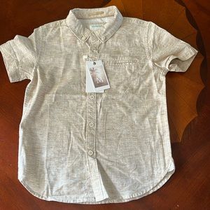 Cactus boy bottom down short sleeve shirt